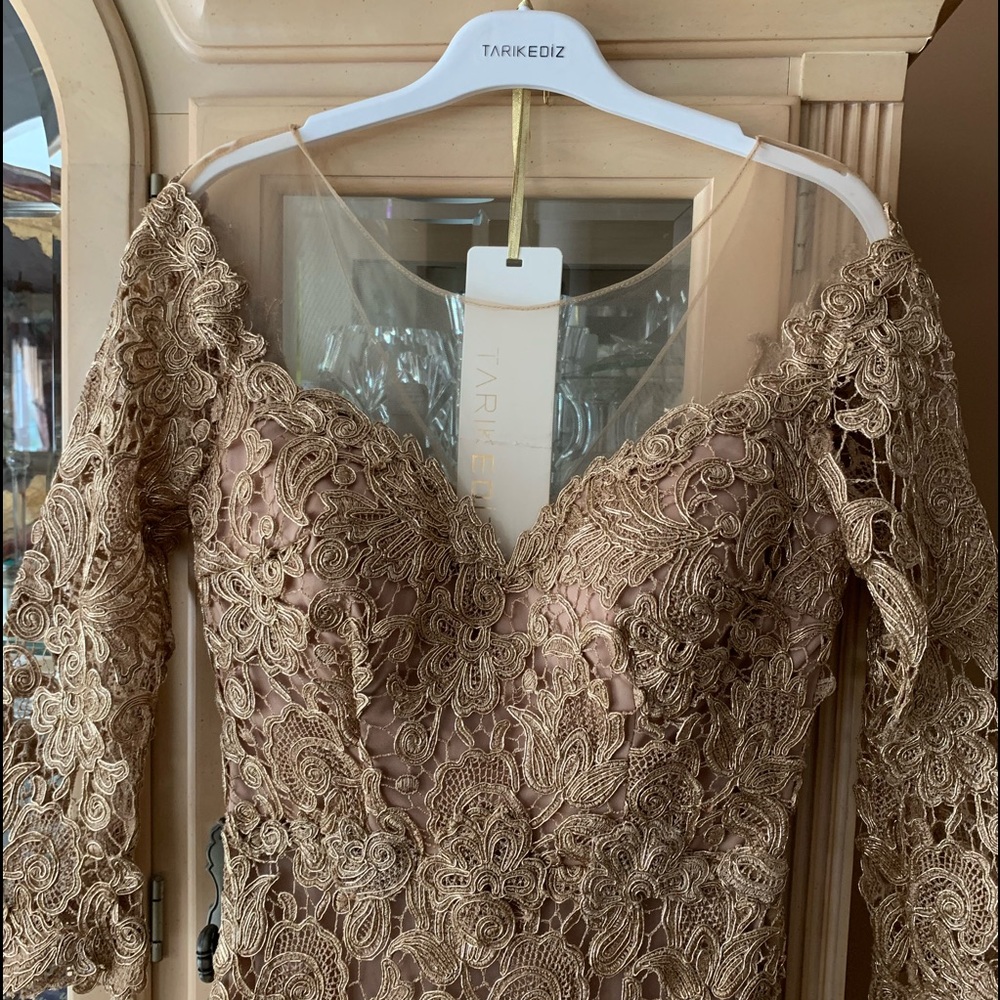 Tarik Ediz designer formal gown